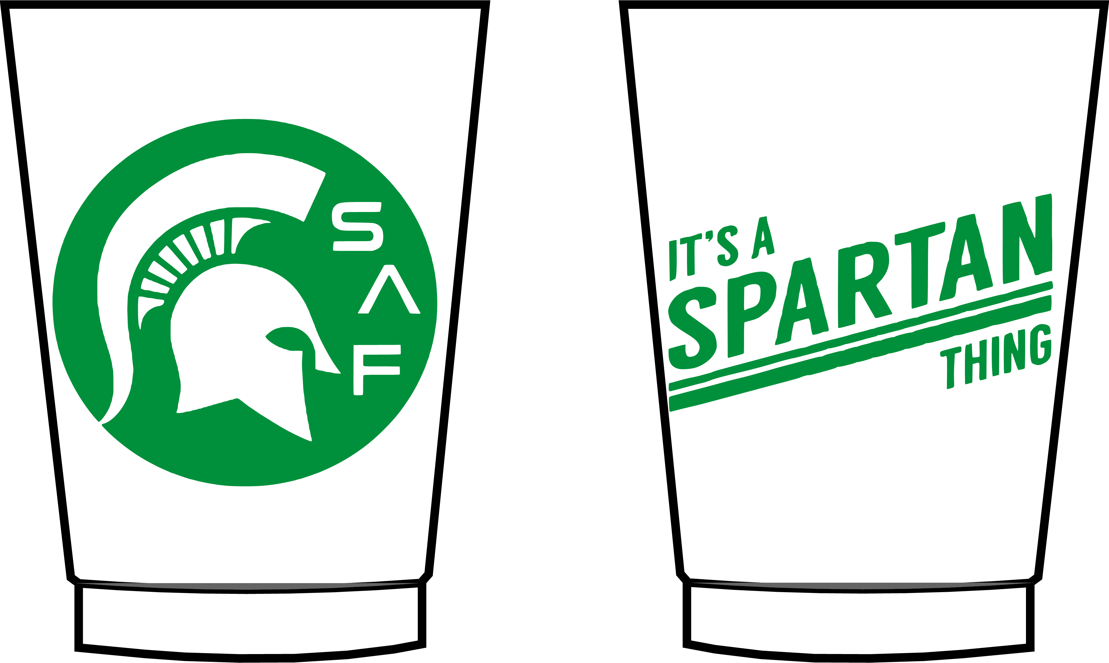 It\'s A Spartan Thing Tailgate Cups